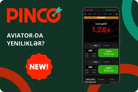 Pinco Casino Aviator 2.1.1 yeniləməsi