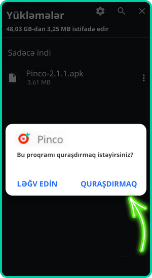 Pinco Android yüklə