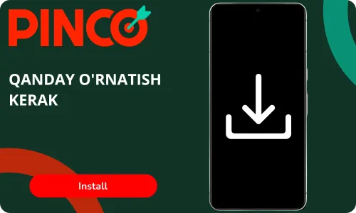 Pinco tikish ilovasini Androidga yuklab olish