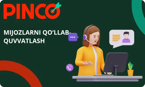Pinco ilovasida kechayu kunduz texnik yordam