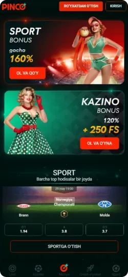 Pinco casino APK