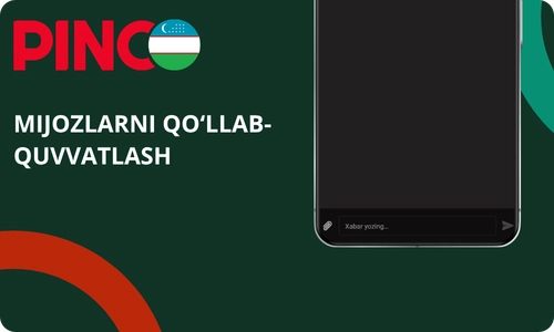 Pinco ilovasida kechayu kunduz texnik yordam