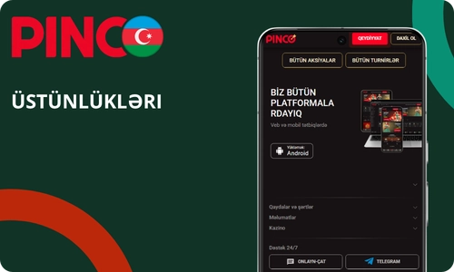 Pinco mobil tətbiqinin əsas üstünlükləri