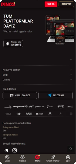 Pinco casino android
