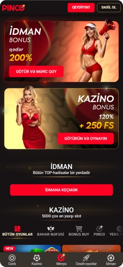  Pinco Casino tətbiqi APK