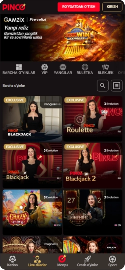Pin co casino App